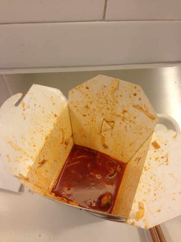 Remnants of a delicious meal