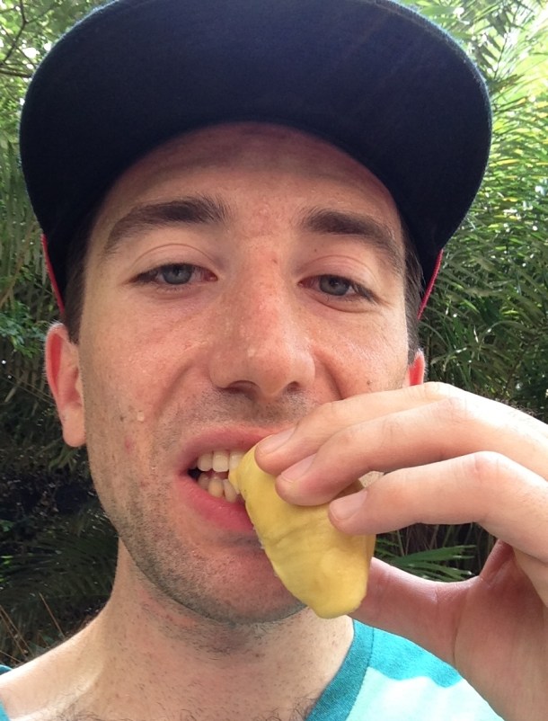 It was kind of hot outside as well. Not the best compliment to the smell.