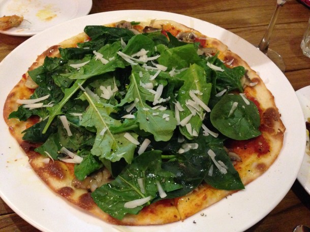 Step 1: Find out if you got a salad or a pizza.