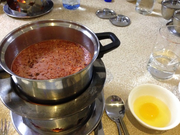 Just a little spice with a raw egg to cook at the very end.