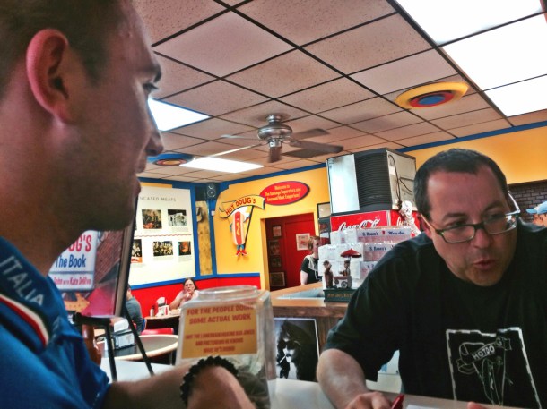 Just gabbin about futbol