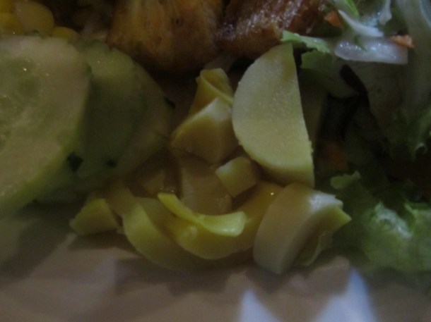 Heart of palm and chayote